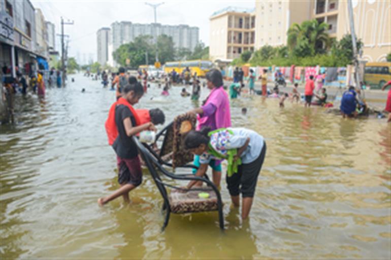 Chennai records 6.9 cm rainfall in 24 hours, waterlogging in several areas